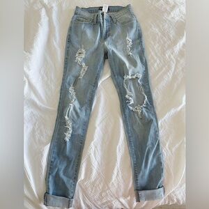 Fashion Nova Light Medium Skinny Jeans